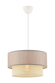 Opviq Echo Lámpara de Araña Blanco y Beige
